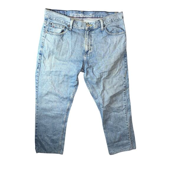 Tommy Hilfiger Freedom Jeans Blue Mens Size 36/30 Denim Cotton Relaxed Fit - Picture 1 of 9